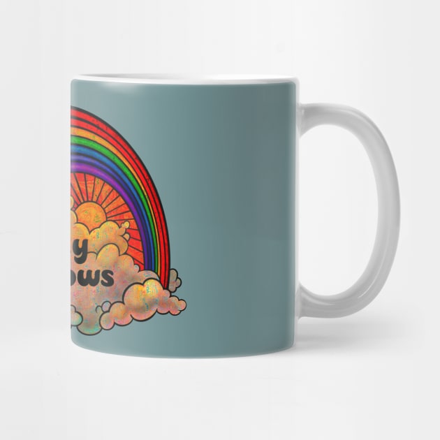 Fuzzy Rainbows by Dowling Art & Design